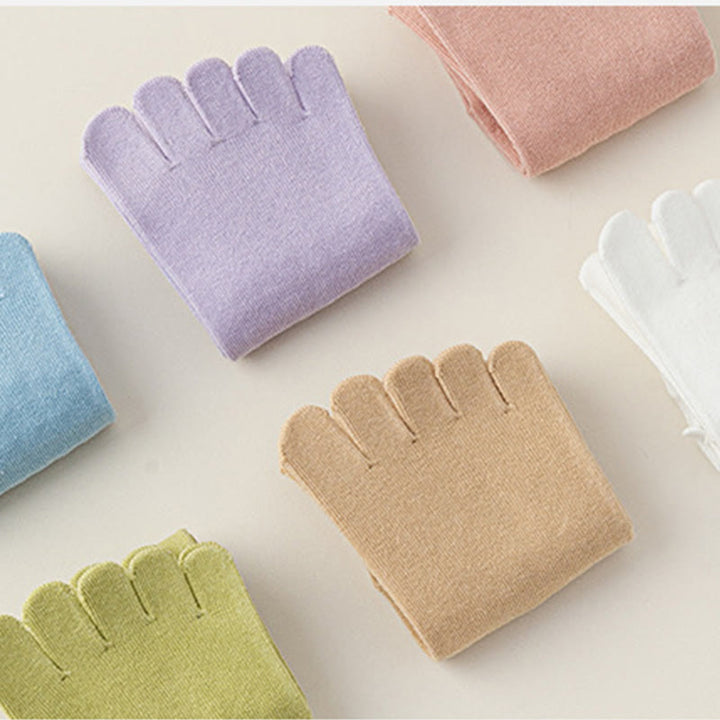 Calzini da yoga antiscivolo Olivenorma Lace Five-Dita Mid-Polpaccio - image 21