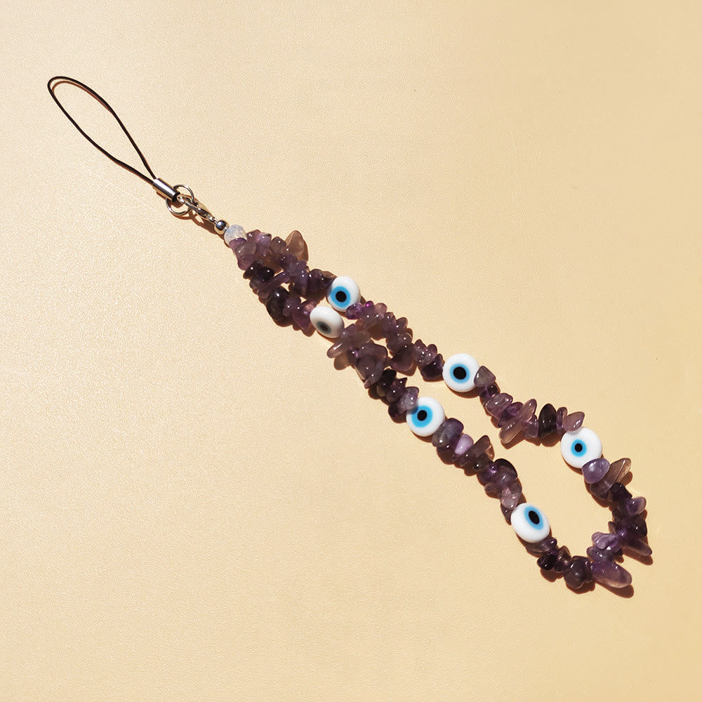 Olivenorma Portachiavi Fashion con cinturino in cristallo per telefono - Ametista - image 6