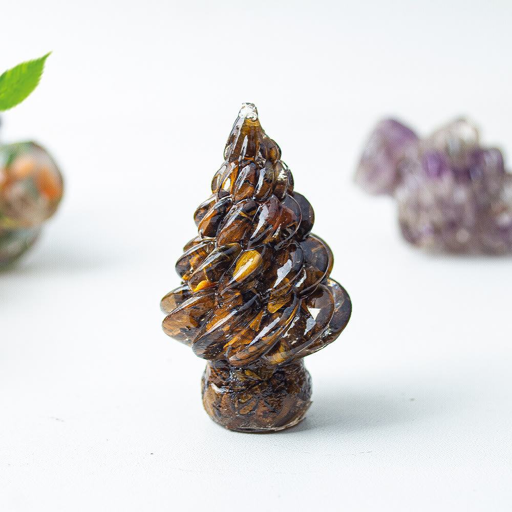 Decorazione natalizia in cristallo per albero di Natale Olivenorma - Occhio di tigre - image 13