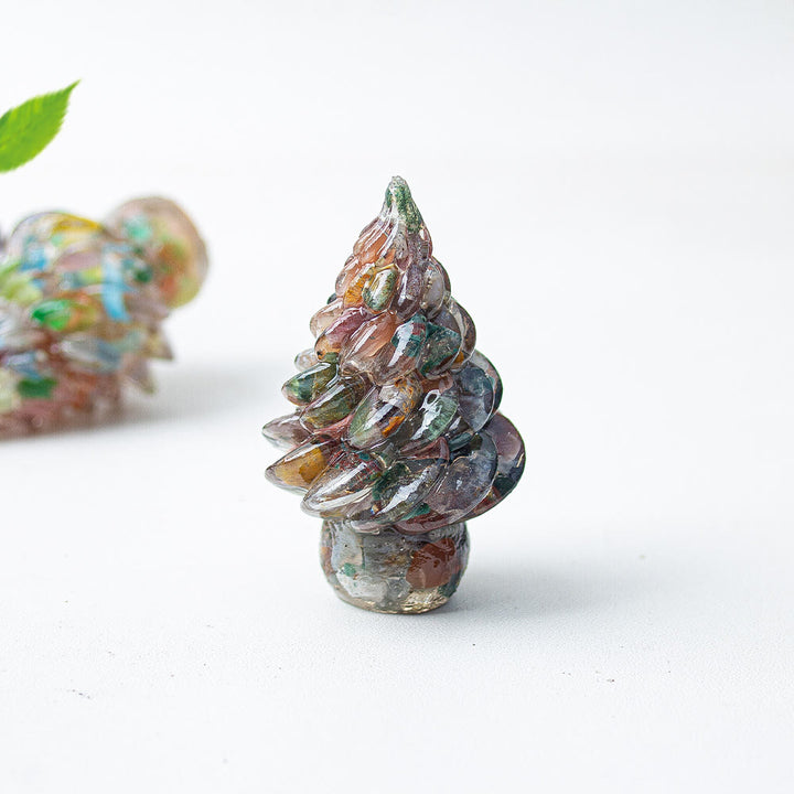 Decorazione natalizia in cristallo per albero di Natale Olivenorma - Agata oceanica - image 35