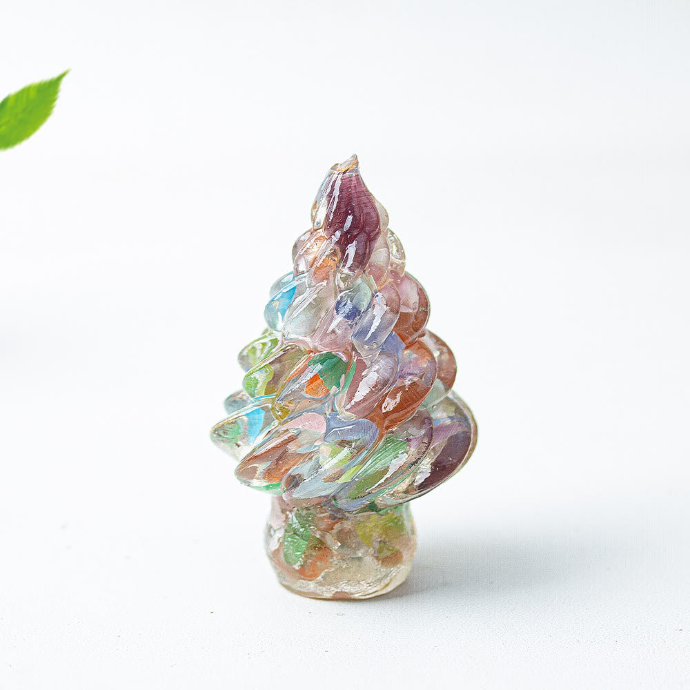 Decorazione natalizia in cristallo per albero di Natale Olivenorma - Pietra occhio di gatto - image 47