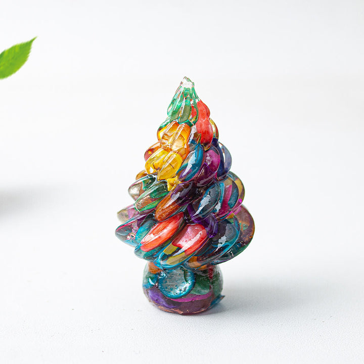 Decorazione natalizia in cristallo per albero di Natale Olivenorma - Madreperla arcobaleno - image 25