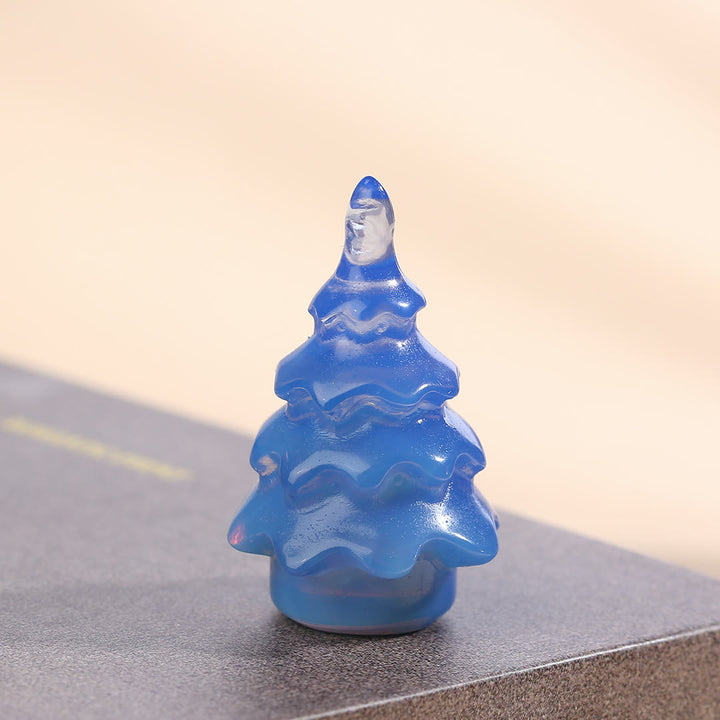 Decorazione in pietra preziosa per albero di Natale in cristallo naturale Olivenorma - Opalite blu - image 11