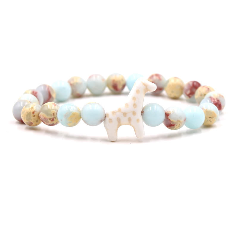 Braccialetto Olivenorma Giraffe Conservation con carta - Agalmatolite - Con carta - image 12