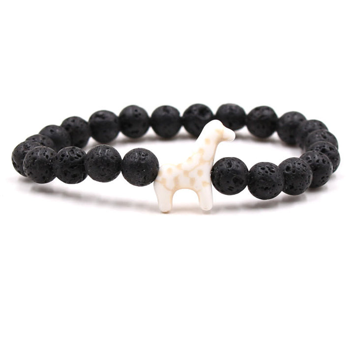 Braccialetto Olivenorma Giraffe Conservation con carta - Pietra lavica - Con carta - image 43