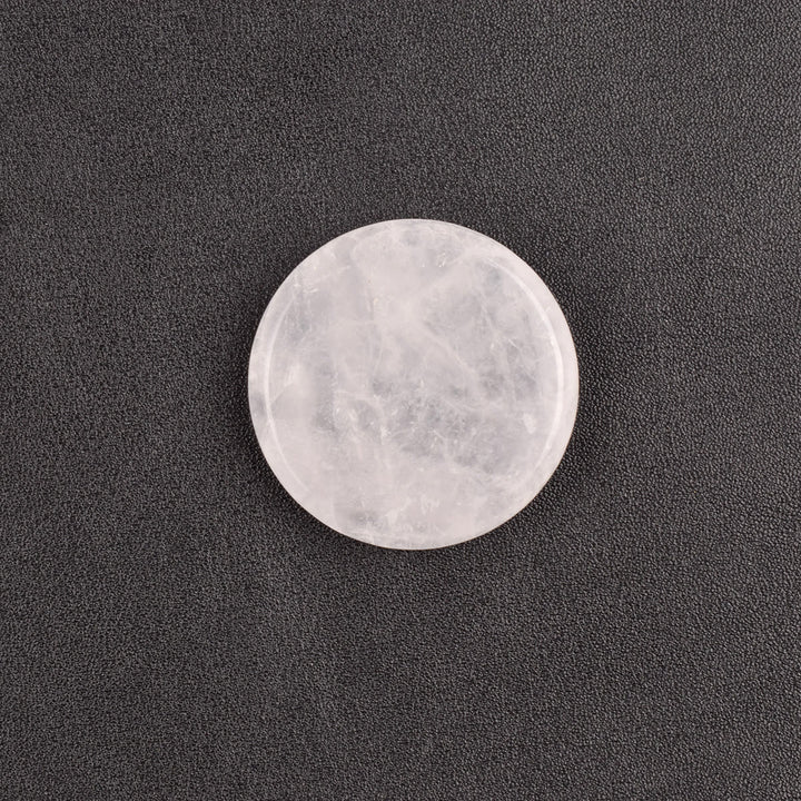 Decorazione in pietra preziosa naturale curativa rotonda Olivenorma - Quarzo trasparente - image 9