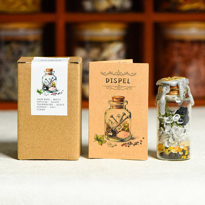 Decorazione con pietre preziose per bottiglia dei desideri curativa in pietra naturale Olivenorma - DISSIPARE - image 1