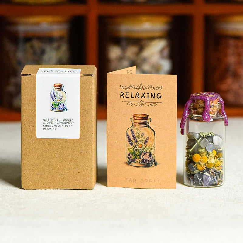 Decorazione con pietre preziose per bottiglia dei desideri curativa in pietra naturale Olivenorma - RILASSANTE - image 6