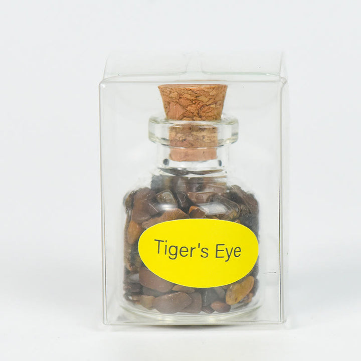 Decorazione con pietra preziosa in cristallo naturale Olivenorma per bottiglia dei desideri - Occhio di tigre - image 45