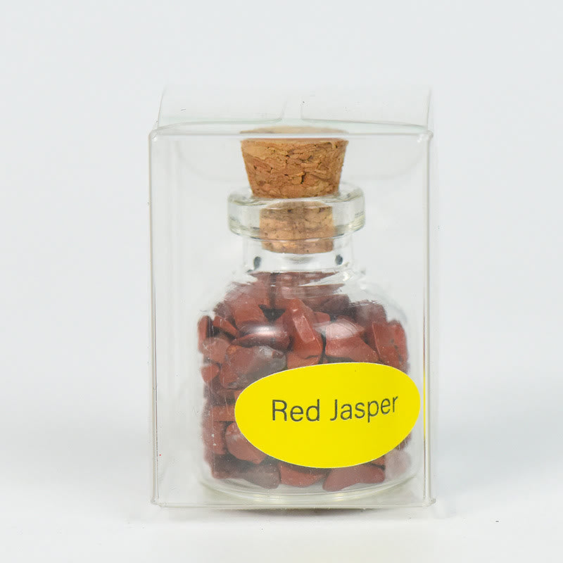 Decorazione con pietra preziosa in cristallo naturale Olivenorma per bottiglia dei desideri - Diaspro rosso - image 14