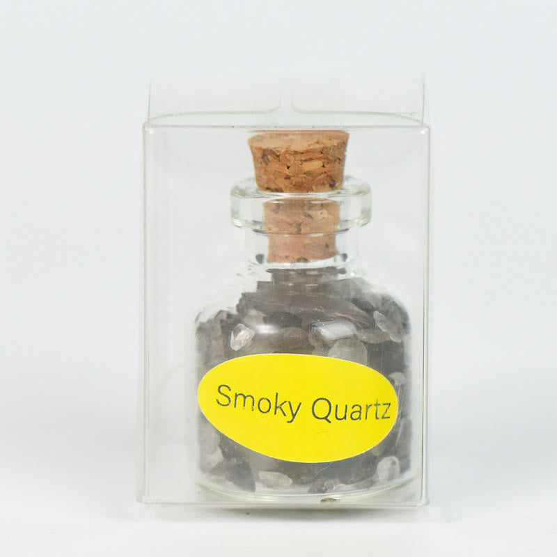 Decorazione con pietra preziosa in cristallo naturale Olivenorma per bottiglia dei desideri - Quarzo fumé - image 6