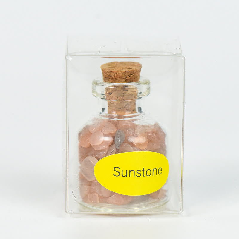 Decorazione con pietra preziosa in cristallo naturale Olivenorma per bottiglia dei desideri - Pietra del sole - image 41