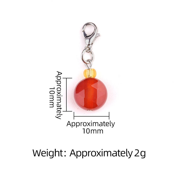 Portachiavi con esagramma in cristallo di pietra naturale Olivenorma - image 27