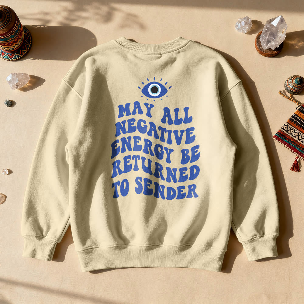 Felpa con citazione "Occhio di Demone Trendy" Olivenorma - Cachi - 2XL - image 14