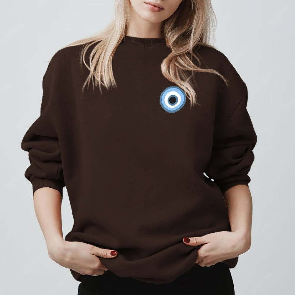 Felpa unisex Olivenorma Blue Evil Eye - image 12