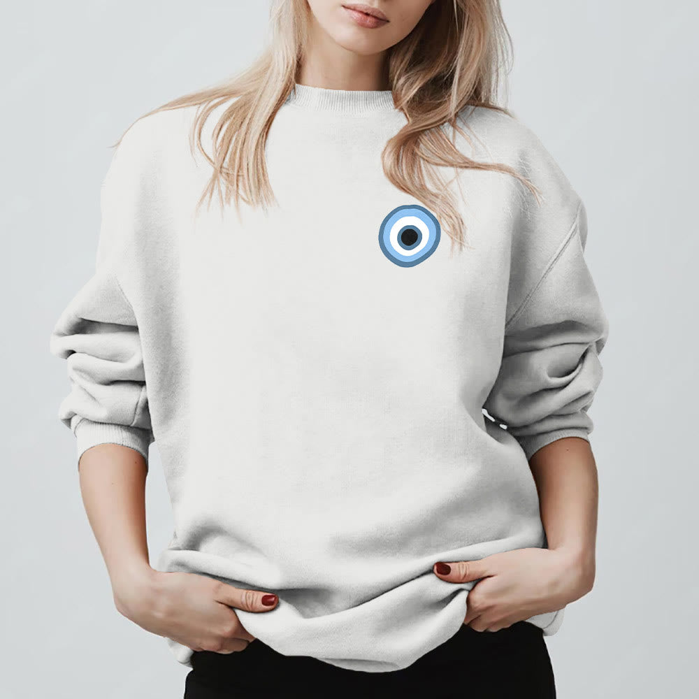 Felpa unisex Olivenorma Blue Evil Eye - image 3