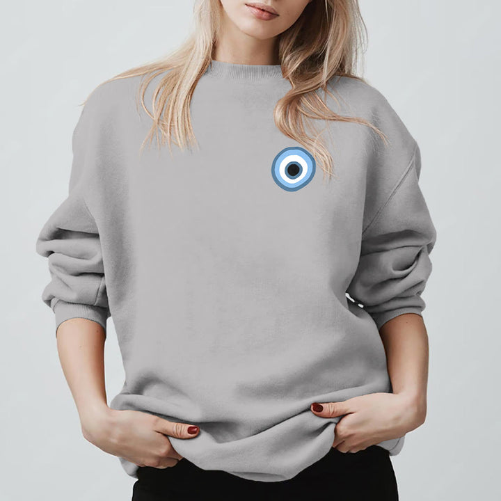 Felpa unisex Olivenorma Blue Evil Eye - image 9