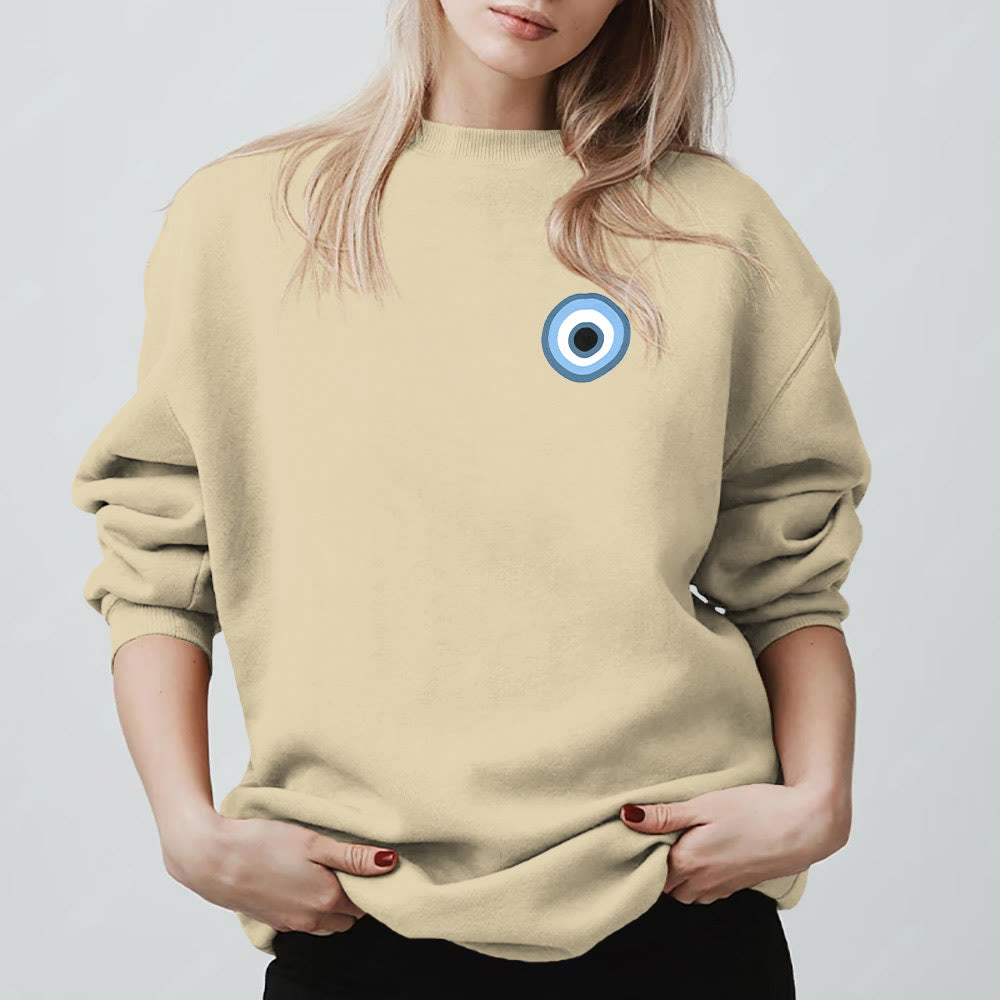 Felpa unisex Olivenorma Blue Evil Eye - image 15