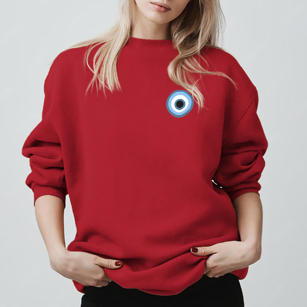 Felpa unisex Olivenorma Blue Evil Eye - image 18