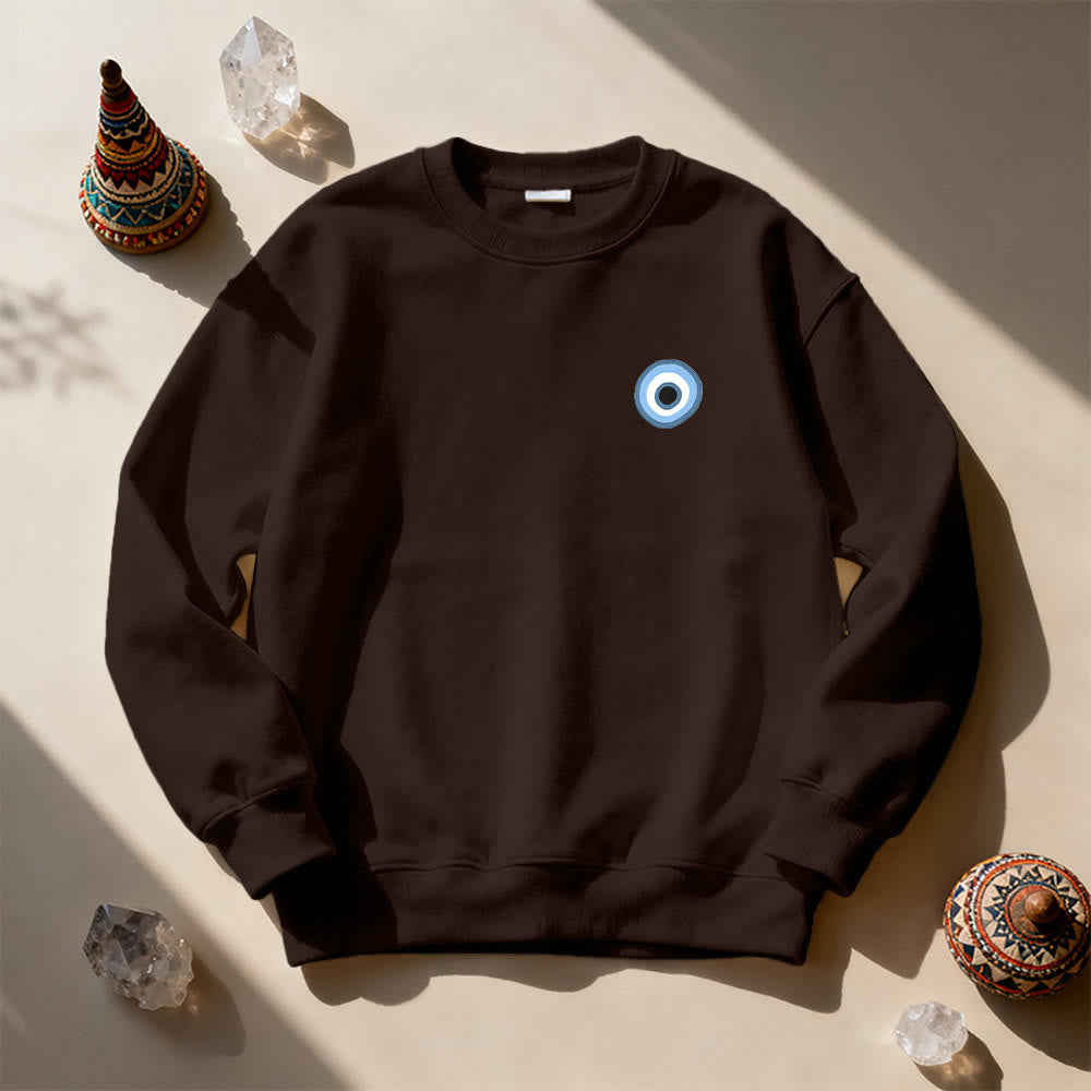 Felpa unisex Olivenorma Blue Evil Eye - image 13