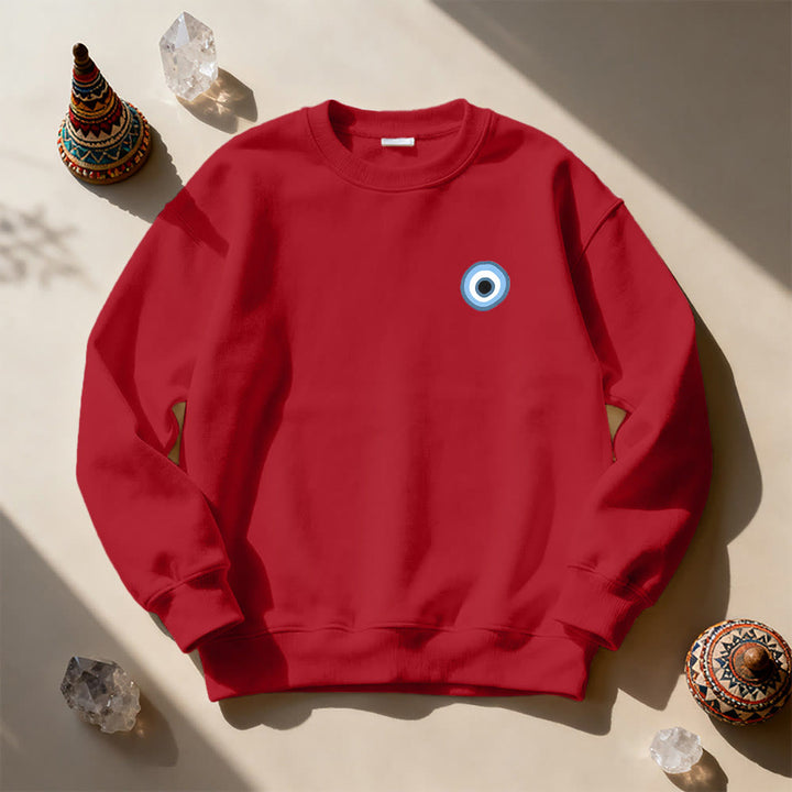 Felpa unisex Olivenorma Blue Evil Eye - image 19