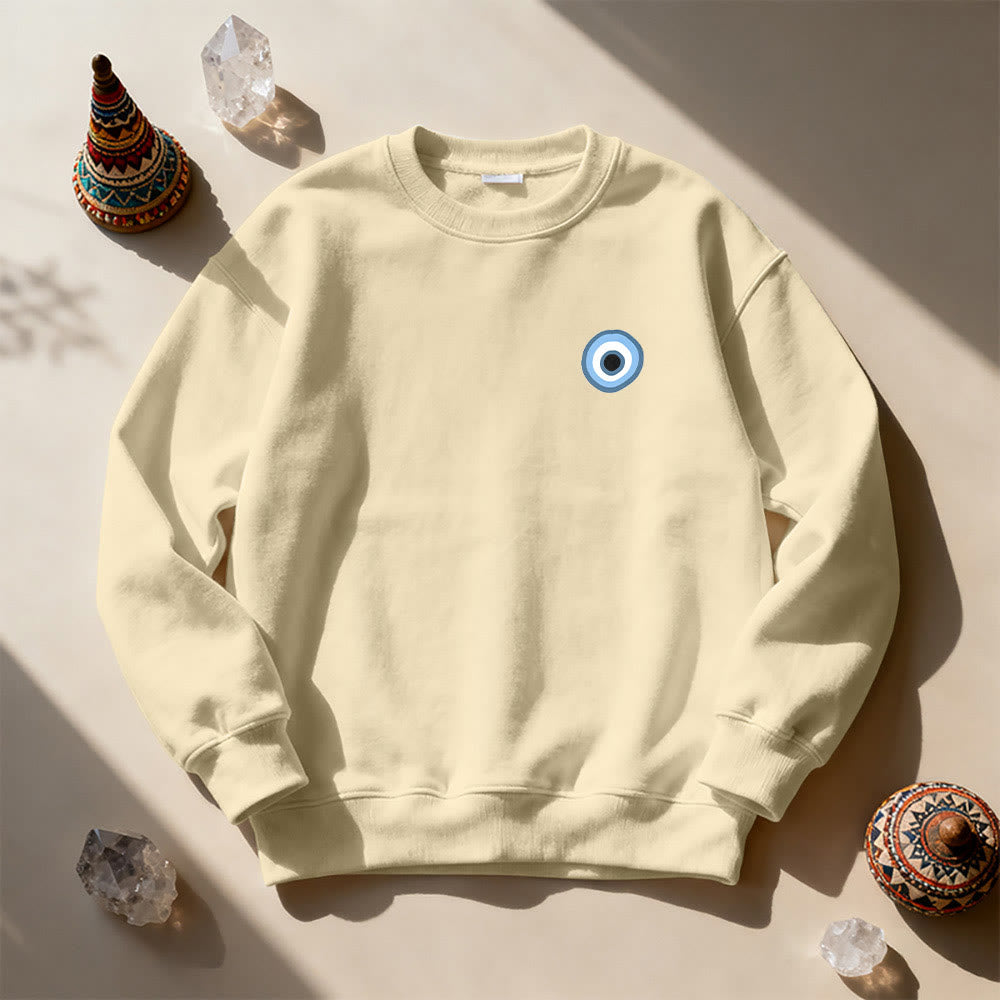 Felpa unisex Olivenorma Blue Evil Eye - image 16