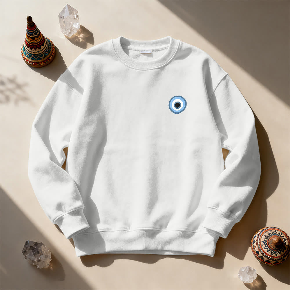 Felpa unisex Olivenorma Blue Evil Eye - image 4