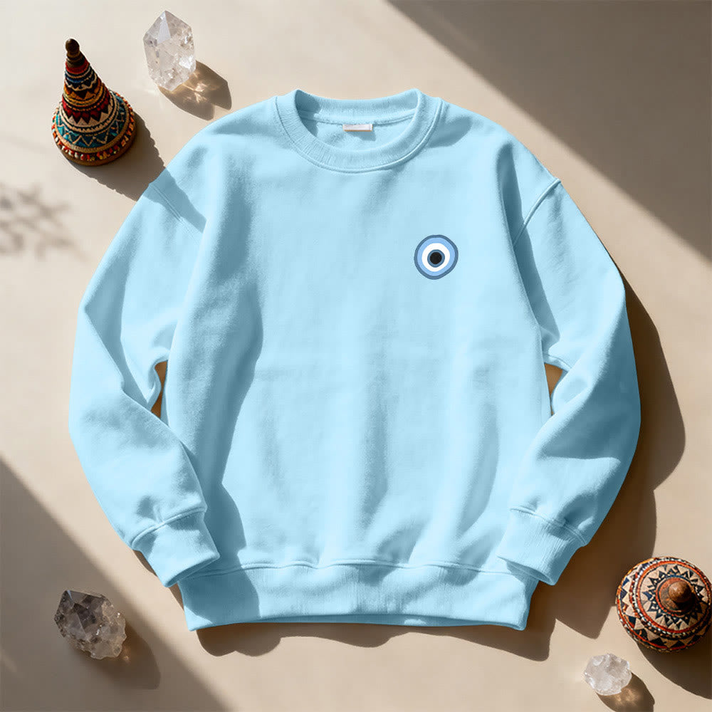 Felpa unisex Olivenorma Blue Evil Eye - image 1