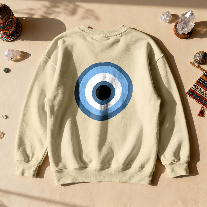 Felpa unisex Olivenorma Blue Evil Eye - Cachi - 2XL - image 17