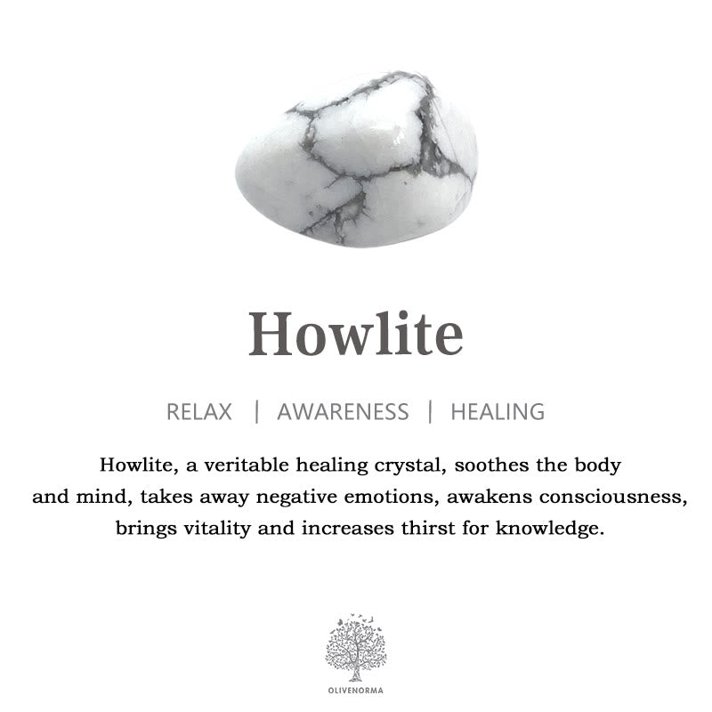 Braccialetto di perline di sodalite e howlite Olivenorma - image 6