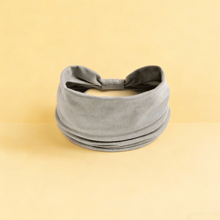 Fascia per yoga sportiva elastica ampia e solida Olivenorma Boho - Grigio chiaro - image 13