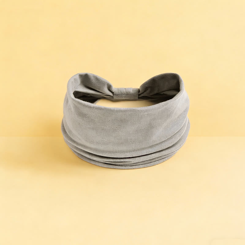 Fascia per yoga sportiva elastica ampia e solida Olivenorma Boho - Grigio chiaro - image 13