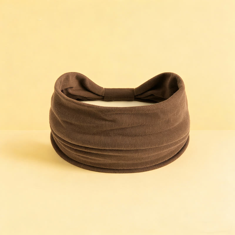 Fascia per yoga sportiva elastica ampia e solida Olivenorma Boho - Caffè scuro - image 15