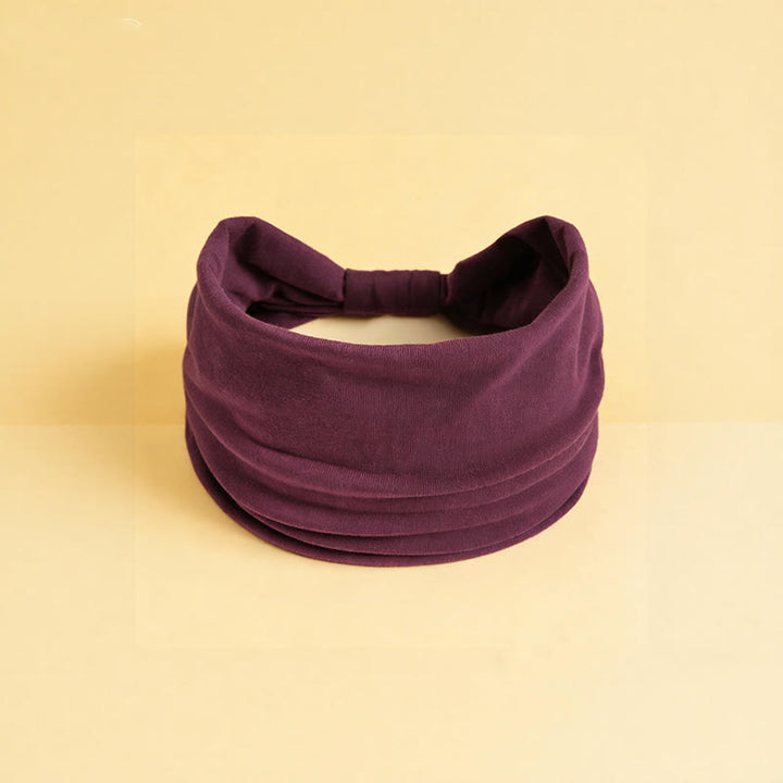 Fascia per yoga sportiva elastica ampia e solida Olivenorma Boho - Viola - image 23