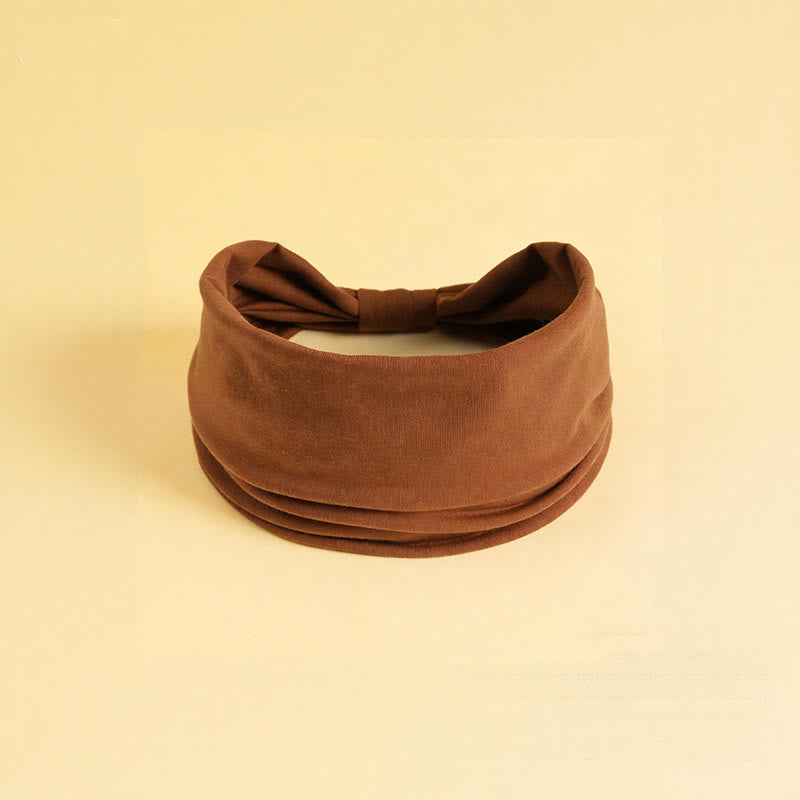 Fascia per yoga sportiva elastica ampia e solida Olivenorma Boho - Caffè leggero - image 12