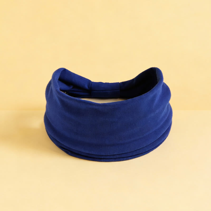 Fascia per yoga sportiva elastica ampia e solida Olivenorma Boho - Blu reale - image 22