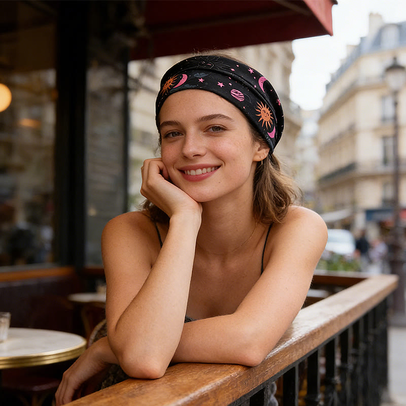 Fascia per yoga regolabile Olivenorma Boho Moon & Star - image 1