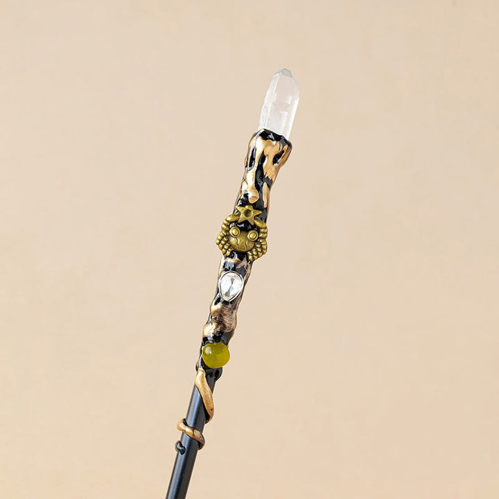 Bacchette magiche di cristallo trasparente naturale Olivenorma con 12 costellazioni - Cancro - image 4