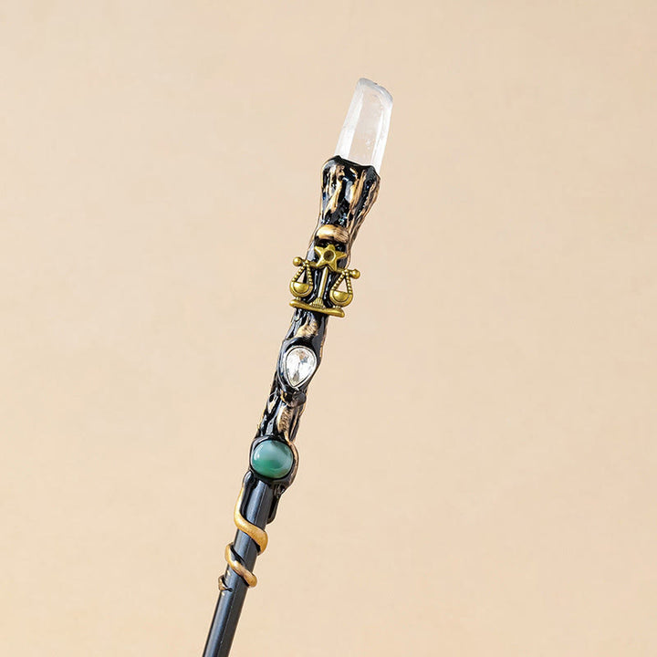 Bacchette magiche di cristallo trasparente naturale Olivenorma con 12 costellazioni - Libra - image 7