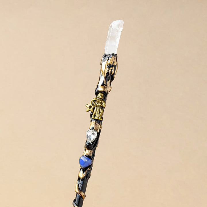 Bacchette magiche di cristallo trasparente naturale Olivenorma con 12 costellazioni - Acquario - image 11