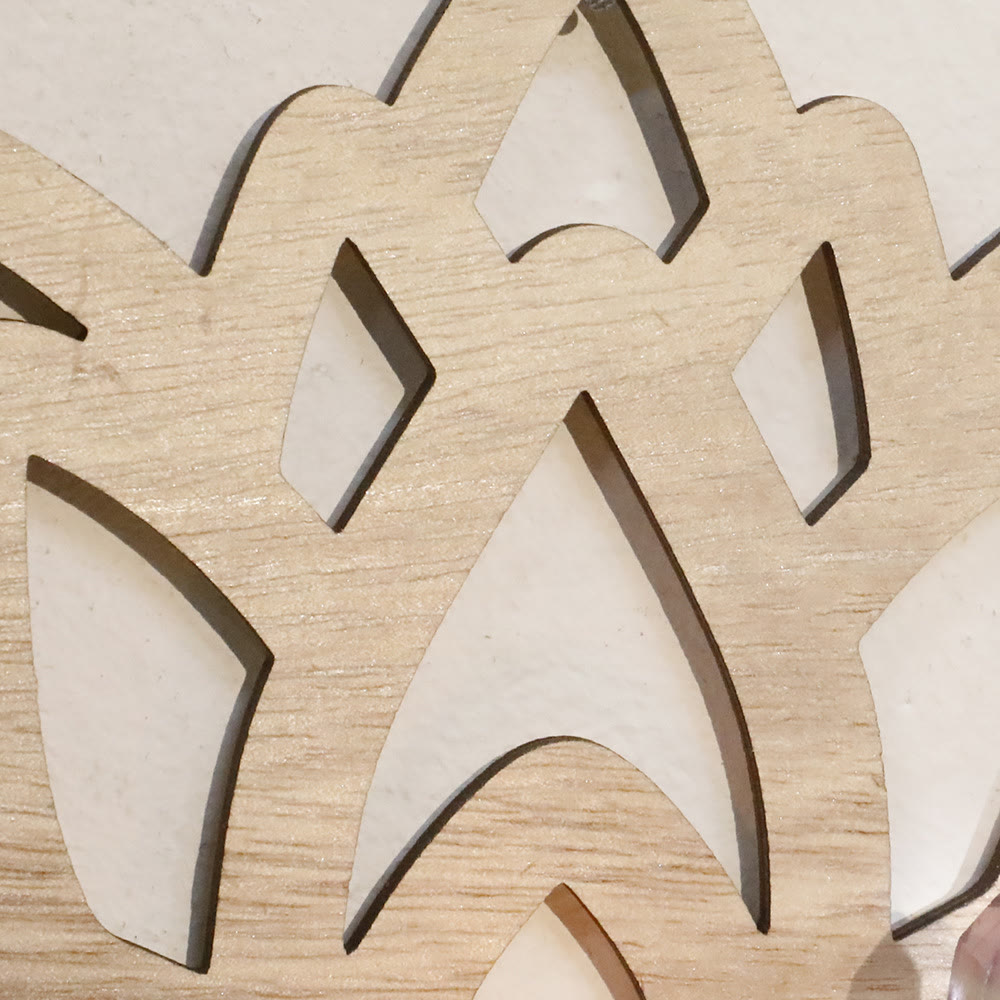 Mensola in legno cavo di cristallo di loto Olivenorma - image 4