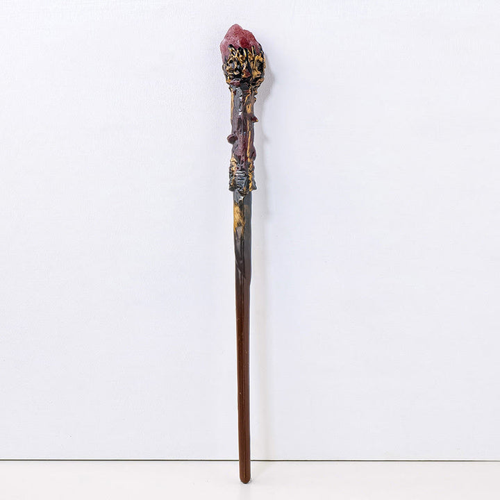 Bacchette magiche di cristallo con pietre preziose naturali Olivenorma - Quarzo fragola - Pietra grezza - image 5