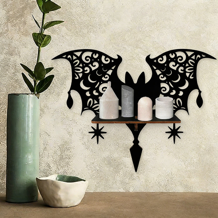 Mensola in legno Boho in cristallo nero Olivenorma - C/Bat - image 4