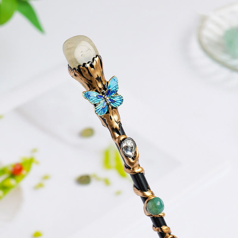 Bacchette magiche di cristallo a forma di cuore e stella con pietre preziose naturali Olivenorma - Stile pietra citrino-burattata - image 19