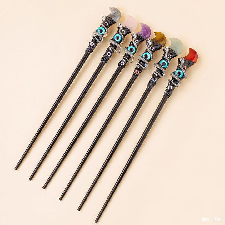 Bacchette magiche di cristallo con pietre preziose naturali Olivenorma contro il malocchio - image 32