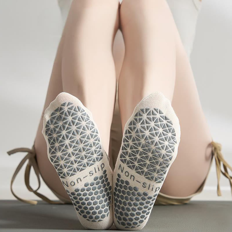 Calzini sportivi antiscivolo Olivenorma Five-Toe senza schienale alla caviglia per yoga - Ogni colore - 7 paia (una coppia di ogni colore) - image 0