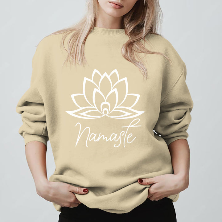 Olivenorma Namaste Lotus Yoga Meditazione Consapevolezza - Giallo chiaro - 2XL - image 3