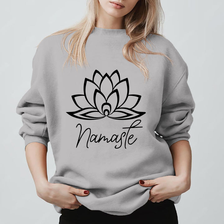 Olivenorma Namaste Lotus Yoga Meditazione Consapevolezza - Grigio - 2XL - image 0