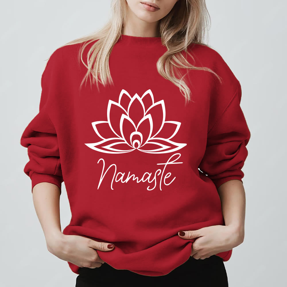 Olivenorma Namaste Lotus Yoga Meditazione Consapevolezza - Rosso - 2XL - image 11
