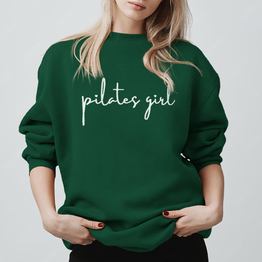 Felpa fitness Olivenorma Pilates Girl - Verde - 2XL - image 7